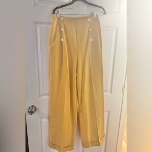 Royal Monk High Rise Pants Mustard Yellow